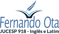 Tradutor Público Fernando Ota — logotipo